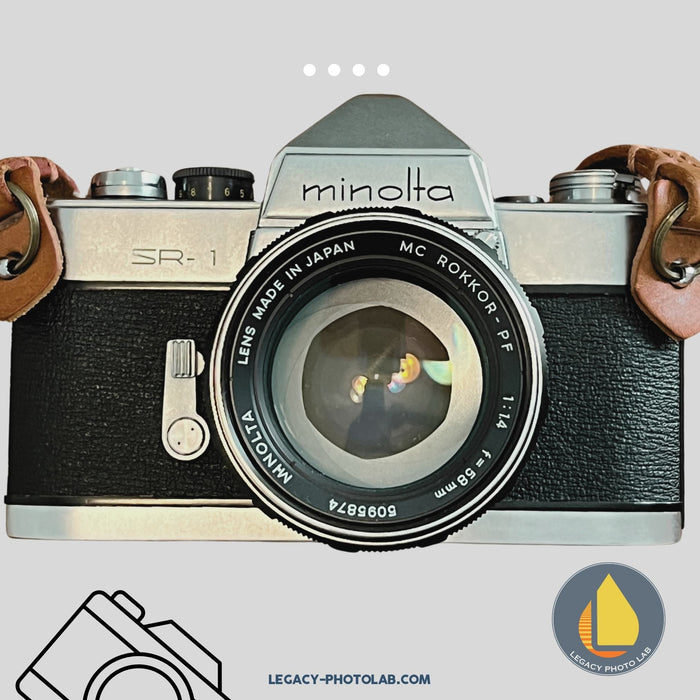 Minolta SR-1 35mm W/ 58mm Lens MC Rokkor PF 1.4