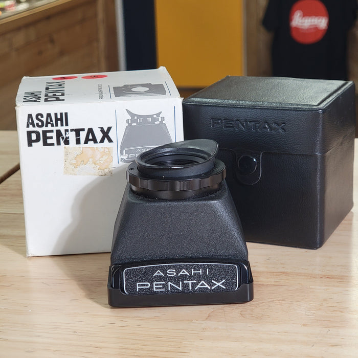 Asahi Pentax 6x7 Rigid Hood Finder - With Hard Case