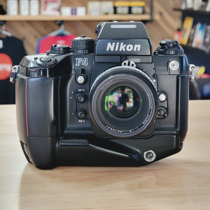 Nikon F4 with Nikkor 50mm f/1.8 AIS Lens