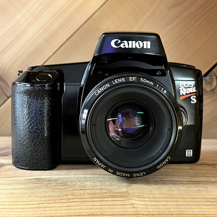 Canon EOS Rebel S II SLR Film Camera w/50mm 1.8