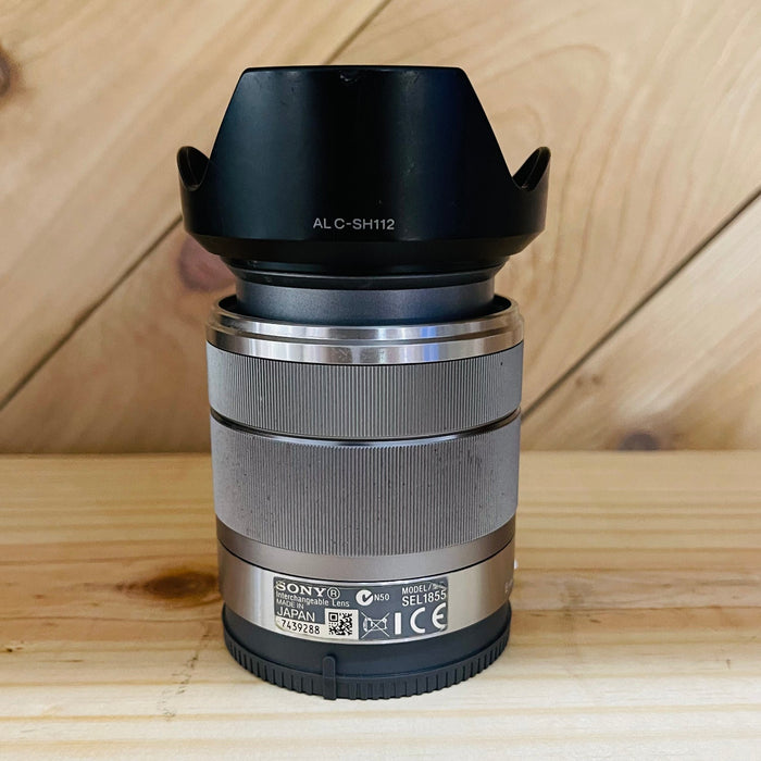 Sony E 18-55mm f/3.5-5.6 OSS Lens (Silver) USED