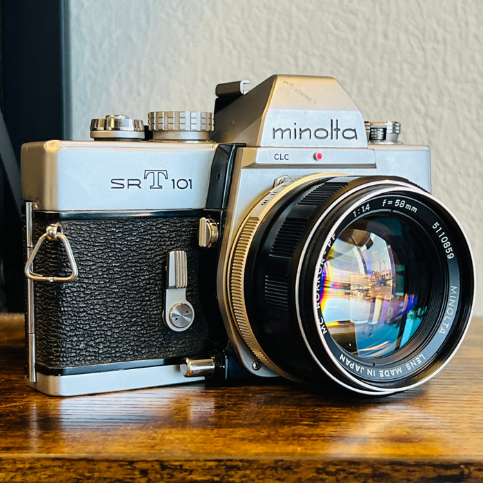 Minolta SRT101 + MC Rokkor 58mm-PF 1.4