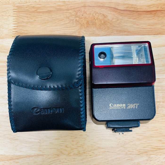 Canon Speedlite 244T Electronic Flash with Case