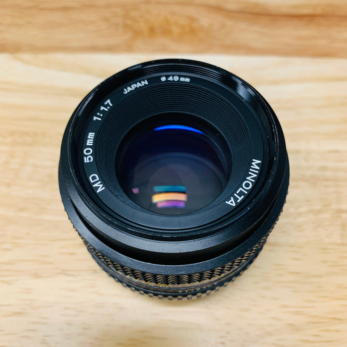 Minolta 50mm F/1.7 MD Mount Manual Focus Lens {49}