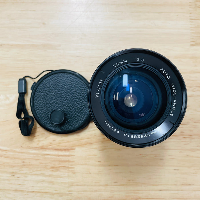 Vivitar 28mm wide angle lens Canon FD Lens 1.8 S#22523815