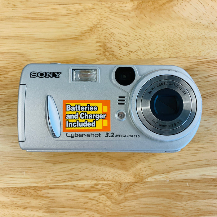 Sony DSCP72 Cyber-shot 3.2MP Digital Camera w/ 3x Optical Zoom