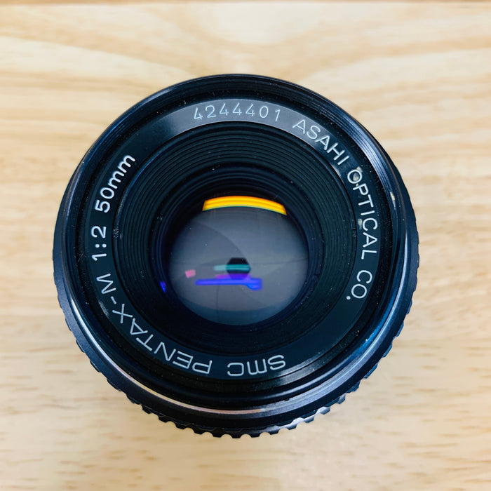 Pentax 50mm f/2 SMC M Manual Focus K-Mount Lens {49} with metal lens cap