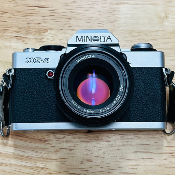 Minolta XG-A + MD 50mm 1.7