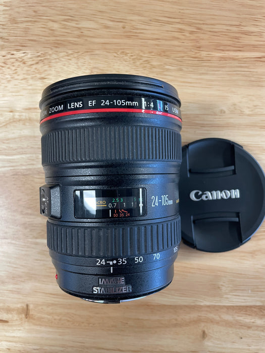 USED Canon 24-105mm f/4 L IS USM Macro EF-Mount Lens