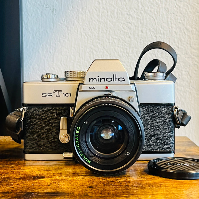 Minolta SRT101 with Auto Makinon 28mm 2.8