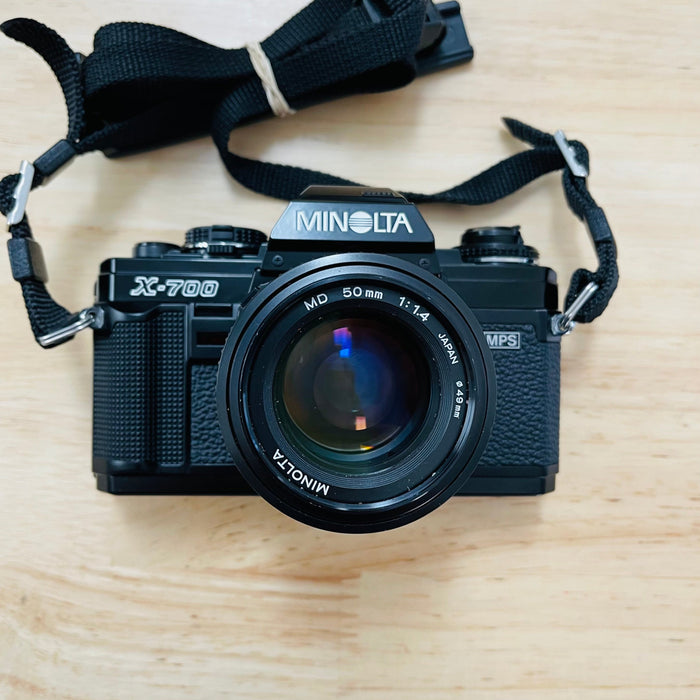 Minolta X-700 SLR 35mm Film Camera w/ 49mm 1.4 lens