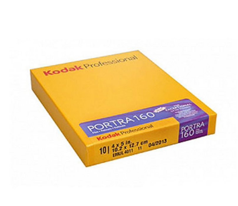 Kodak 4 x 5" Portra 160 Color Film (10 Sheets)