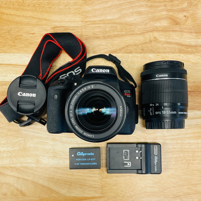 USED Canon EOS Rebel T6I DSLR Camera Body, Black {24MP}
