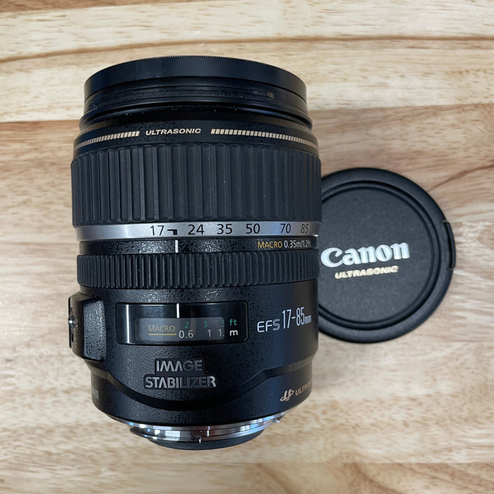 USED Canon EF-S 17-85mm f/4-5.6 IS USM Autofocus Lens for APS-C DSLR {67}