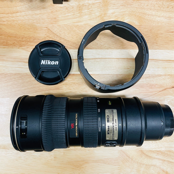 USED Nikon AF-S NIKKOR 70-200mm f/2.8 G ED VR Autofocus IF Lens, Black {77}