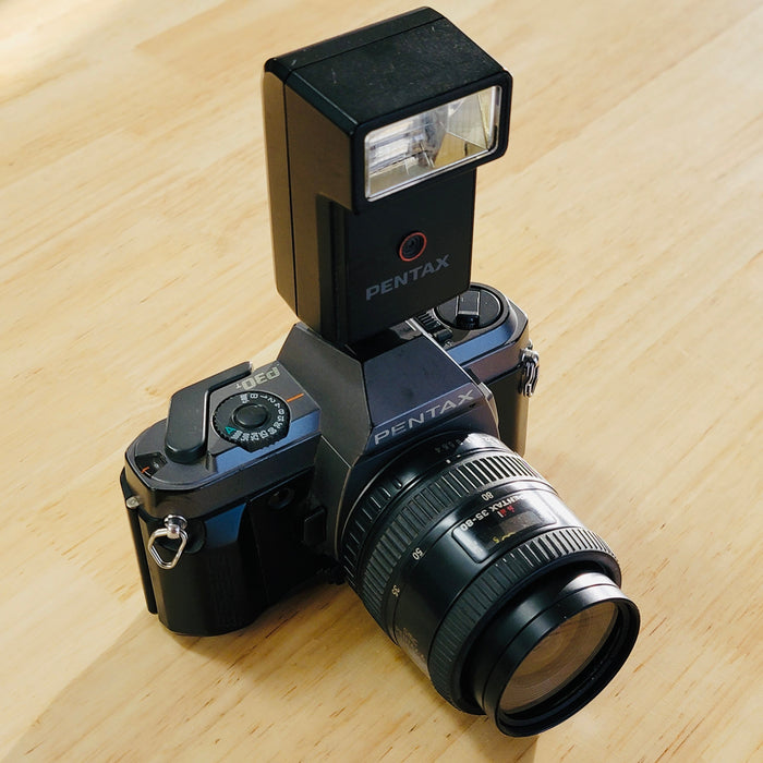 Pentax P30t with Flash and 35-80 Zoom Lens