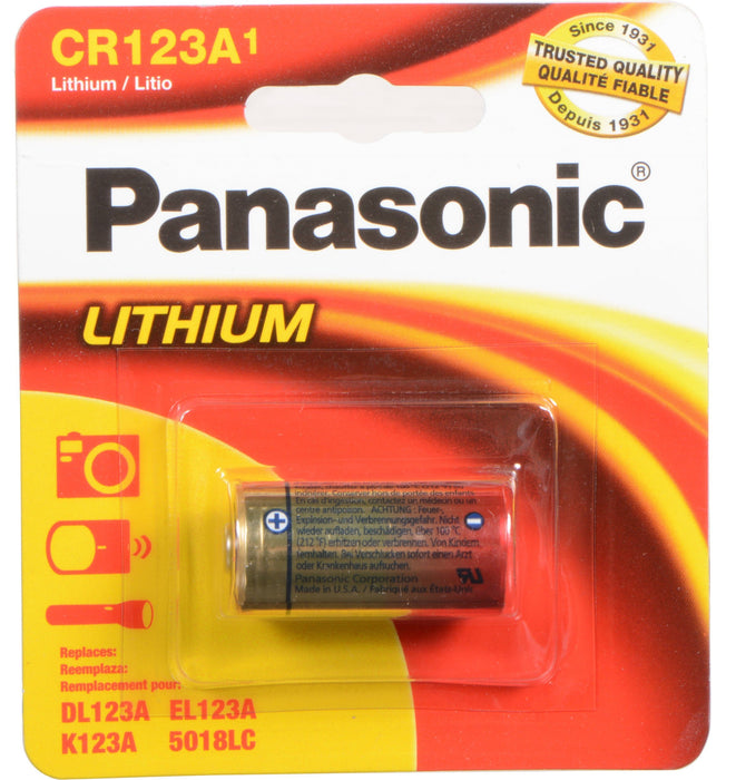 PANASONIC CR123A LITHIUM 3V