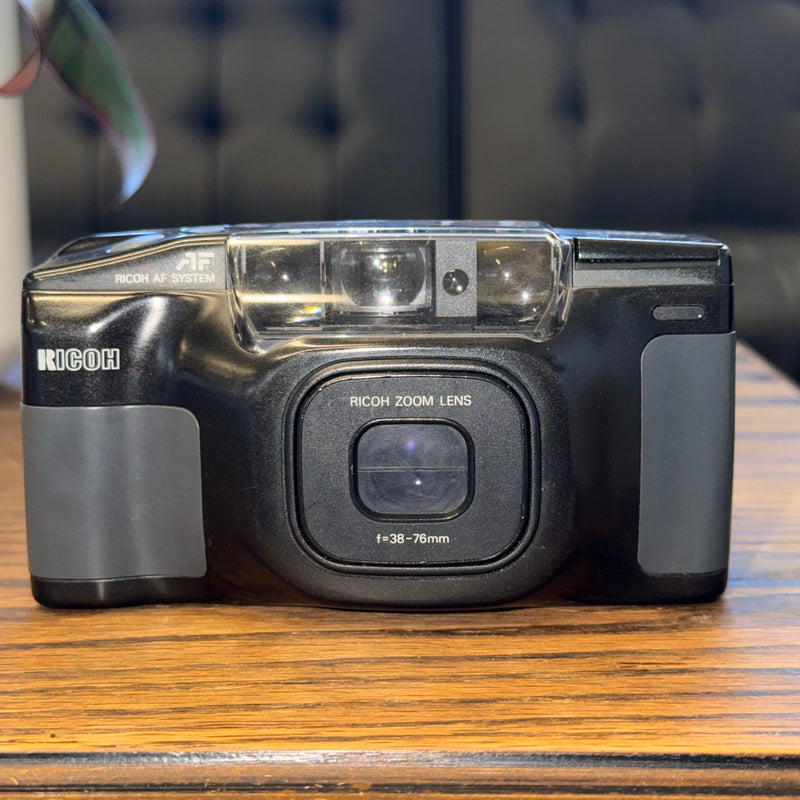 Ricoh Shotmaster Zoom – 35mm Point & Shoot Film Camera (38–76mm Zoom Lens)