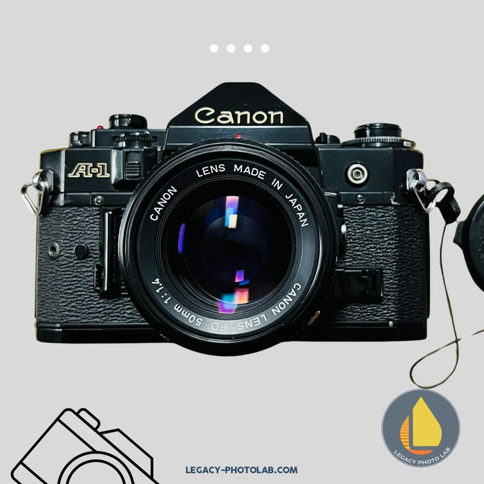 Canon A-1 SLR SN: 1673724 with FD 50mm f/1.4 SN: 273830