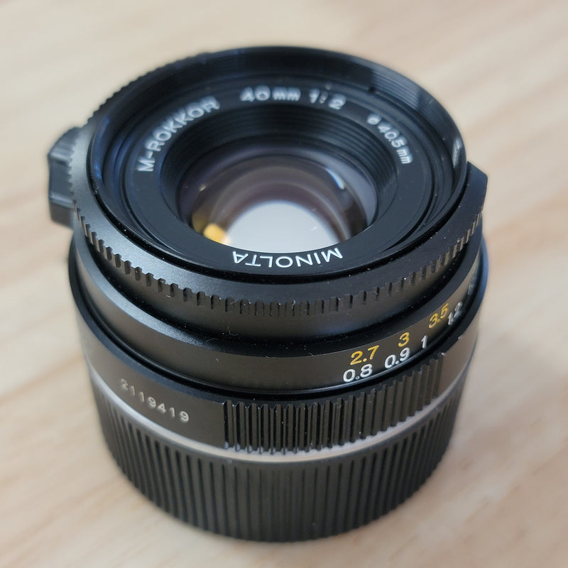 Minola M-Rokkor 40mm f/2 M-Mount Lens