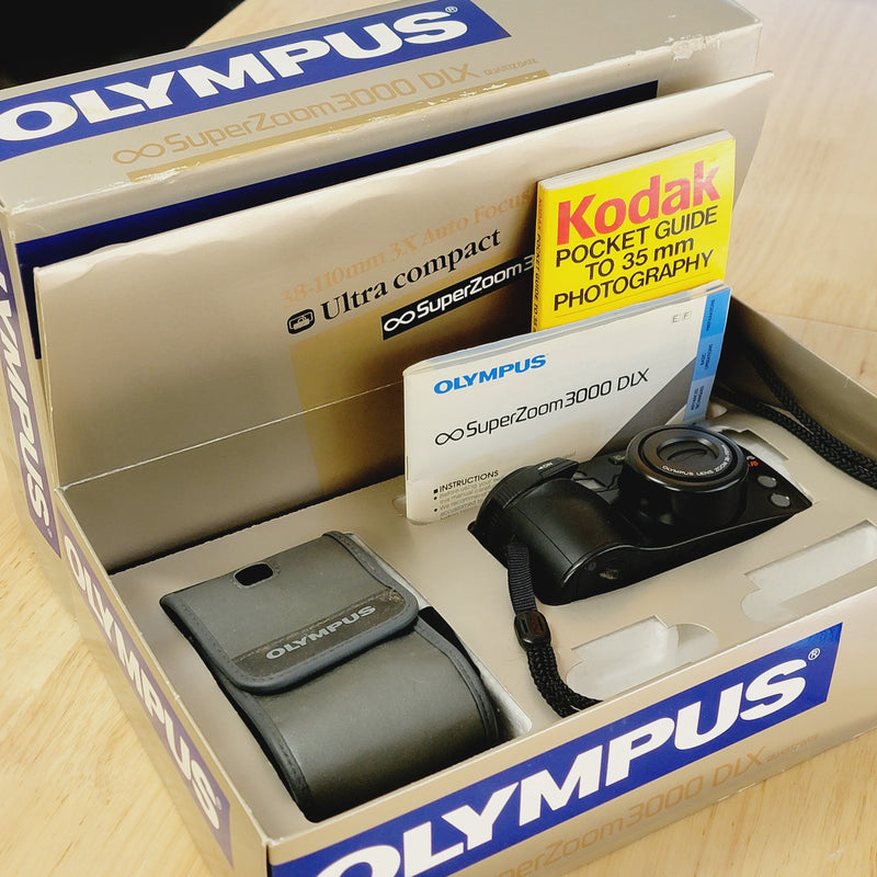 Olympus Infinity SuperZoom 3000 DLX with box & extras