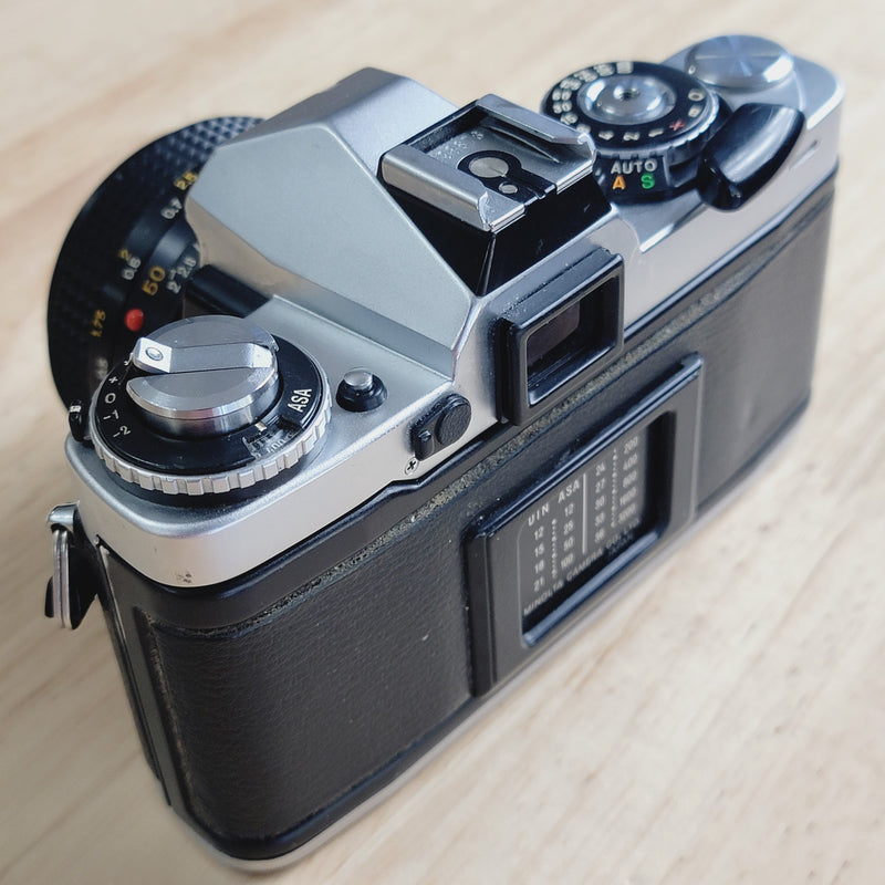 Minolta XD 11 with MD 50mm f/1.2