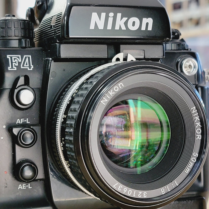 Nikon F4 with Nikkor 50mm f/1.8 AIS Lens
