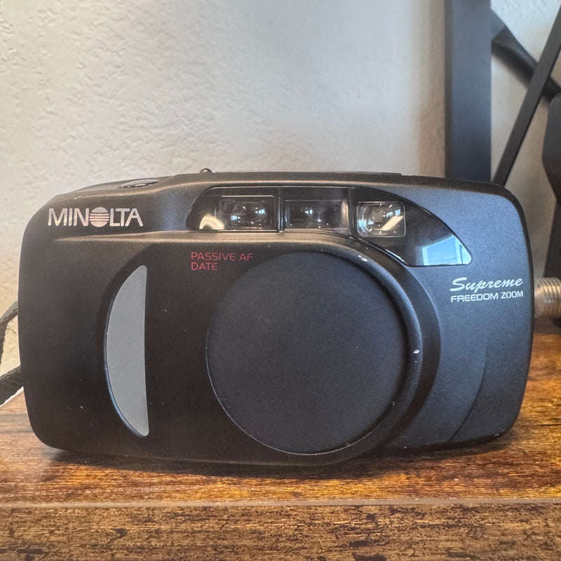 Minolta Freedom Zoom Supreme 35mm Point & Shoot Film Camera – 38-115 mm Zoom Lens | Tested & Working