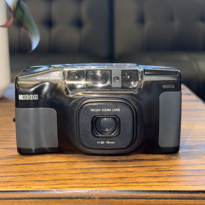 Ricoh Shotmaster Zoom – 35mm Point & Shoot Film Camera (38–76mm Zoom Lens)