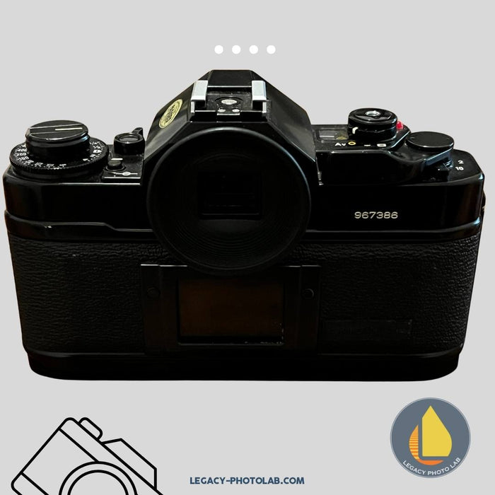 Canon A-1 SLR with FD 50mm f/1.8 Body Serial # 967386