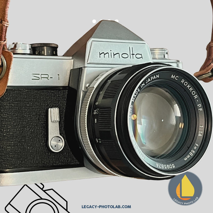 Minolta SR-1 35mm W/ 58mm Lens MC Rokkor PF 1.4