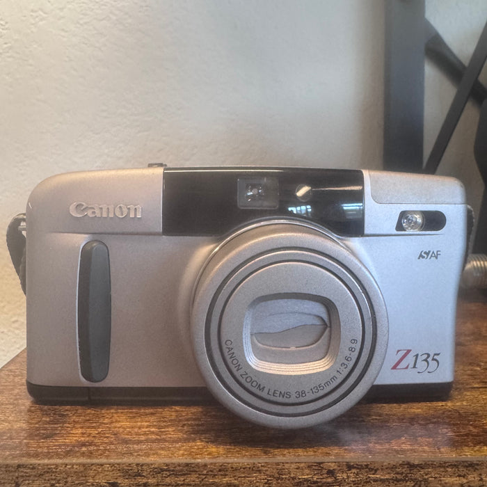 Canon Sure Shot Z135 — 35mm Point & Shoot Film Camera (38-135mm Zoom, Auto AF, Built-in Flash)