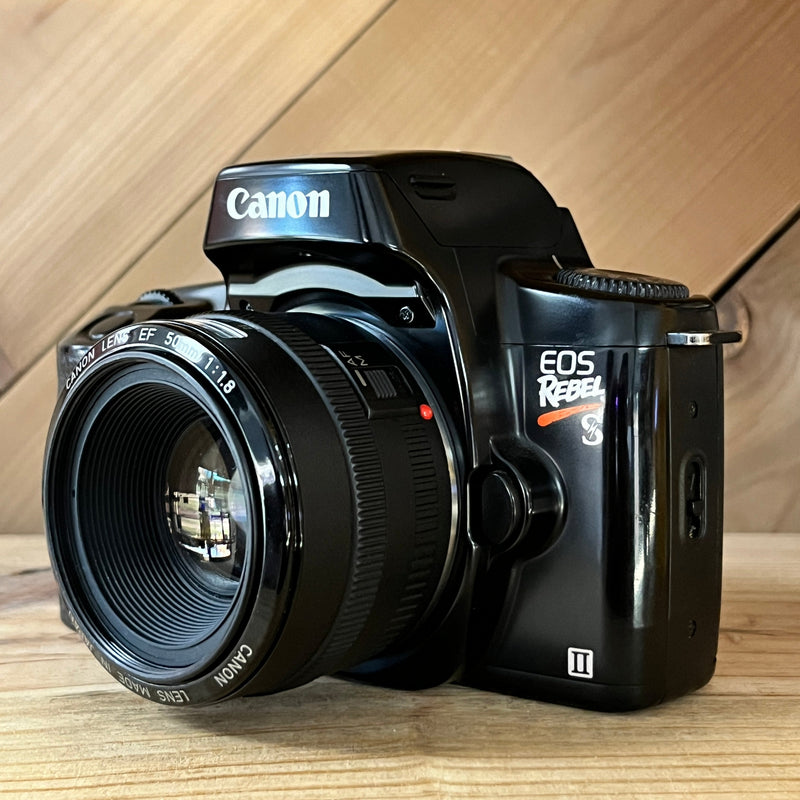 Canon EOS Rebel S II SLR Film Camera w/50mm 1.8