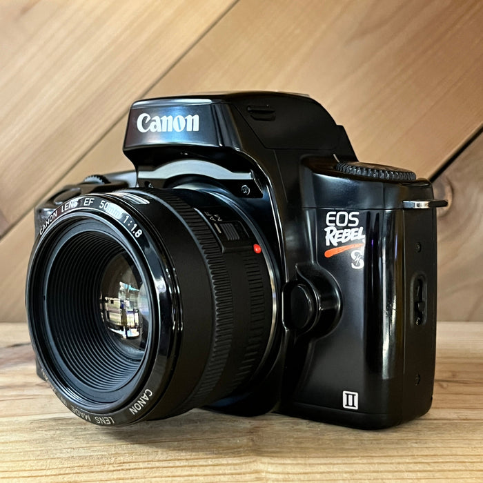Canon EOS Rebel S II SLR Film Camera w/50mm 1.8