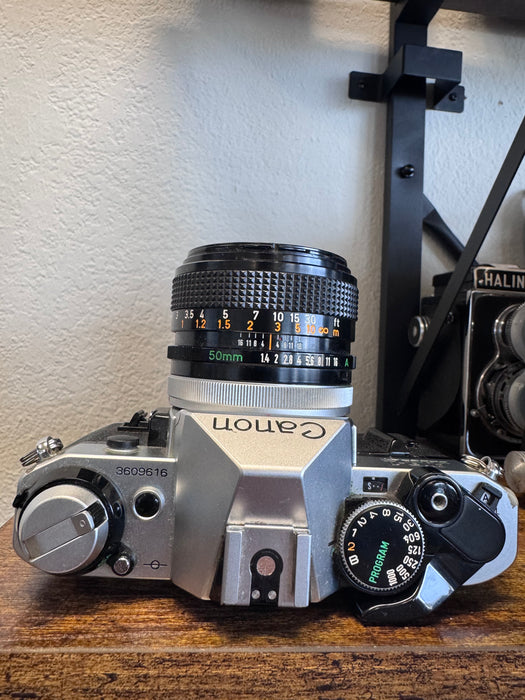 Canon AE-1 Program + Canon FD 50mm 1.4