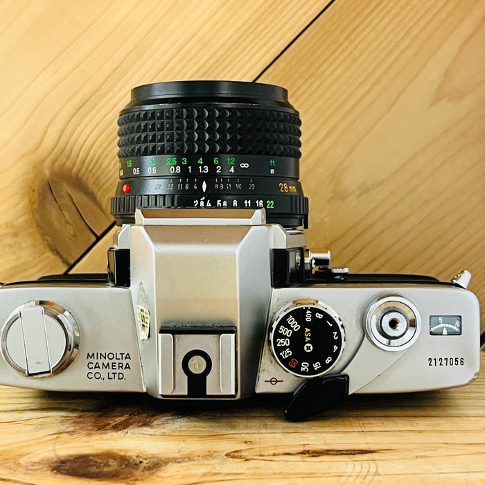 Minolta SRT102 w/ 28mm 2.8 Rokkor Lens