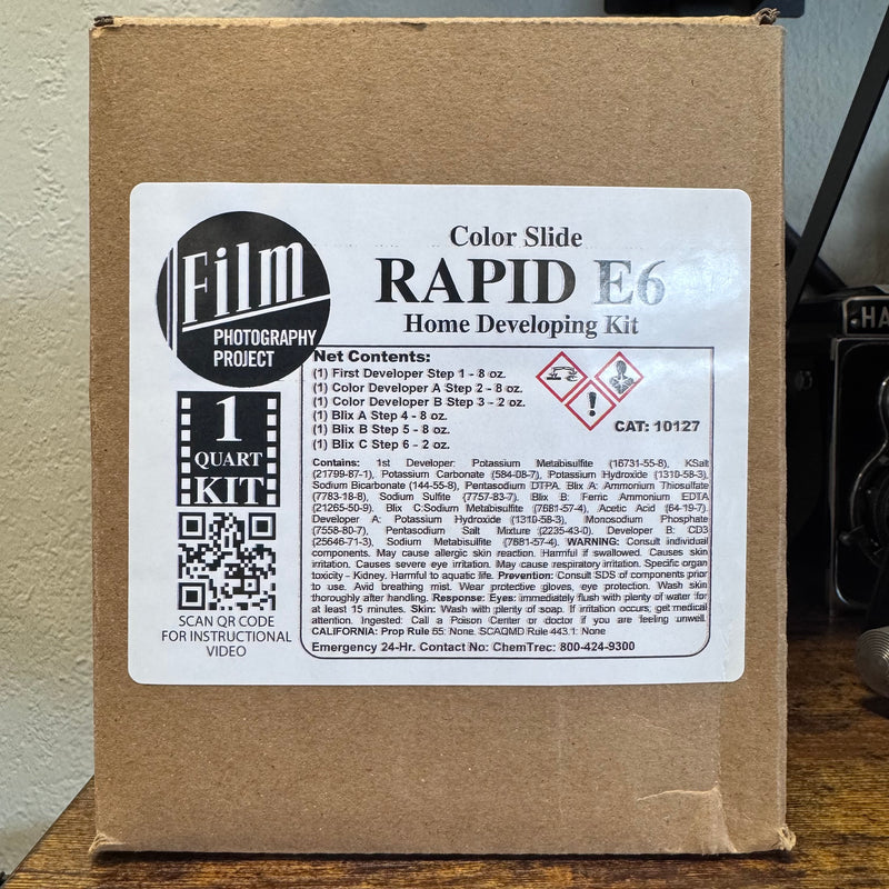 Film Photography Project – Color Slide Rapid E6 Home Developing Kit