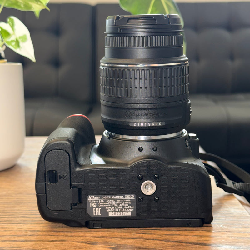 Nikon D5300 DSLR Camera with 18–55mm VR II and 55–200mm VR II Lenses