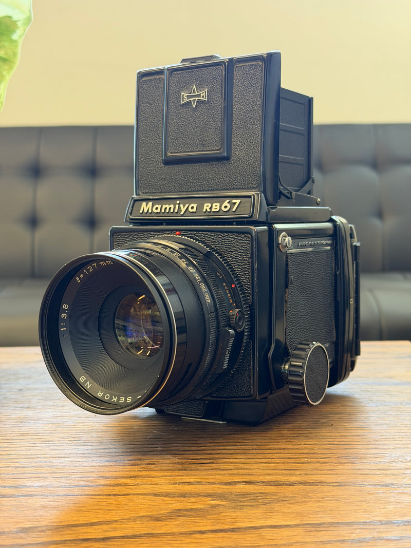 Mamiya RB67 Professional Medium Format Camera w/ Sekor NB 127mm f/3.8 Lens