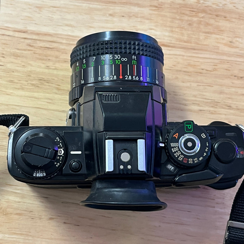 Minolta X-700 w/28mm 2.8 prospec lens