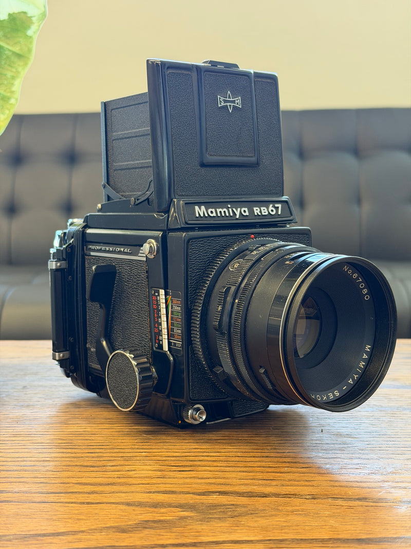 Mamiya RB67 Professional Medium Format Camera w/ Sekor NB 127mm f/3.8 Lens