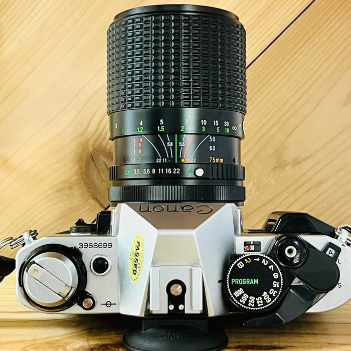 Canon AE-1 Program 35mm w/ 35-75mm Lens
