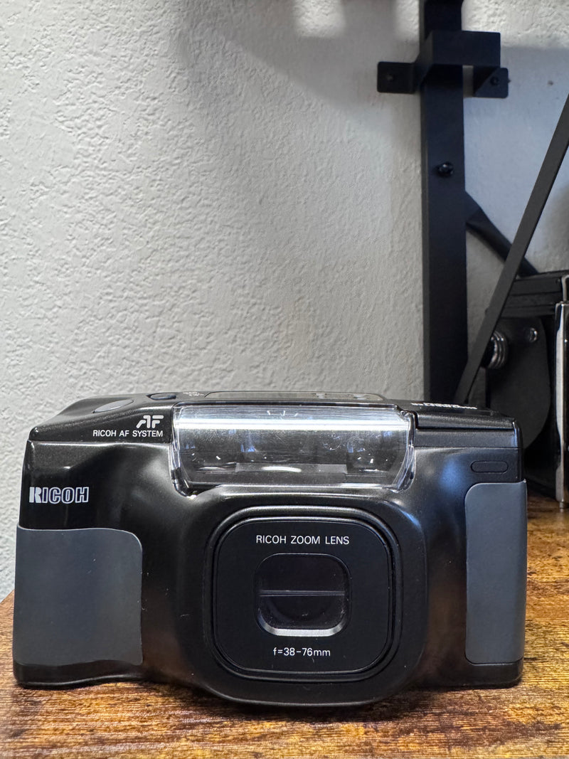 Ricoh Shotmaster Zoom – 35mm Point & Shoot Film Camera (38–76mm Zoom Lens)