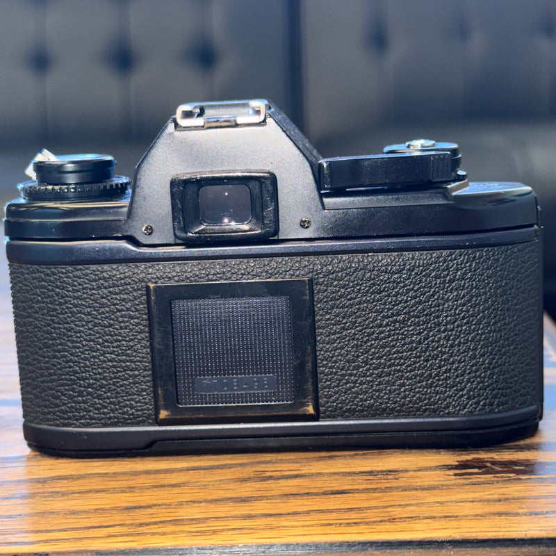 Nikon EM 35mm SLR Film Camera + Nikon Series E 50mm f/1.8 Lens