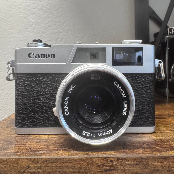 Canon Canonet 28 — 35 mm Rangefinder Film Camera (40 mm f/2.8 Lens, Program Auto Exposure)