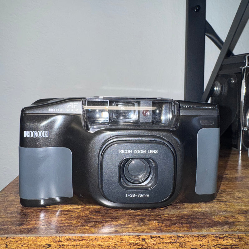 Ricoh Shotmaster Zoom – 35mm Point & Shoot Film Camera (38–76mm Zoom Lens)