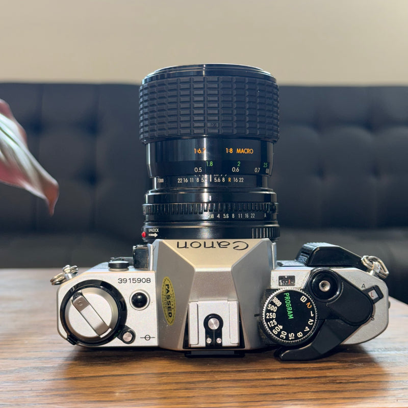 Canon AE-1 Program 35mm SLR + Sigma Zoom-Master 35-70mm f/2.8-4 Lens