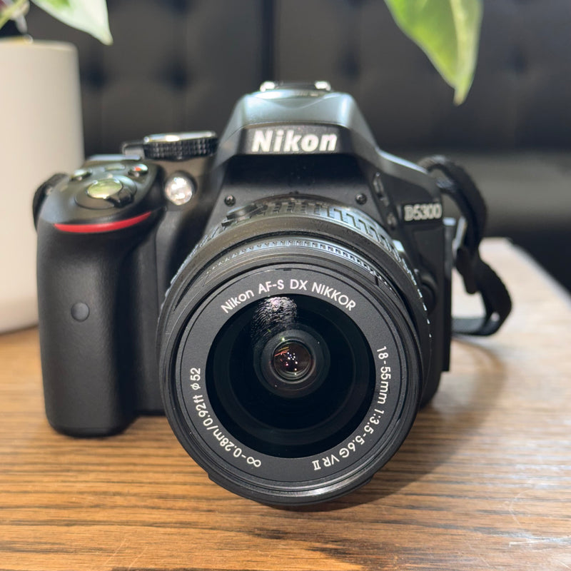 Nikon D5300 DSLR Camera with 18–55mm VR II and 55–200mm VR II Lenses