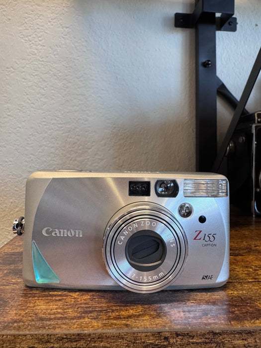 Canon Sure Shot Z155 — 35 mm Film Point & Shoot Camera (37-155 mm Zoom, Fully Automatic)
