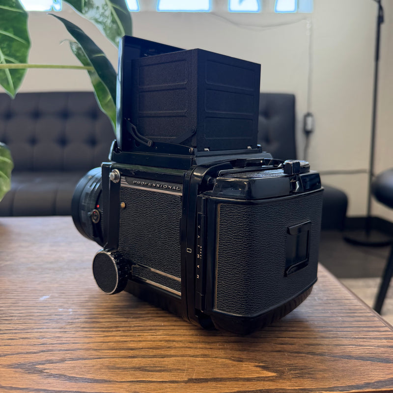 Mamiya RB67 Professional S Medium Format Film Camera with Prism Finder & Mamiya-Sekor C 65mm f/4.5 Lens